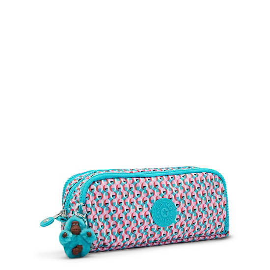 Kipling Gitroy Klassieke Printed Pencil Case Tassen Roze | België 1315OK